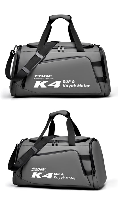 K4 Dedicated Carrying Bag | Grey or Soft Green for Paddleboard/Kayak Motor and Battery