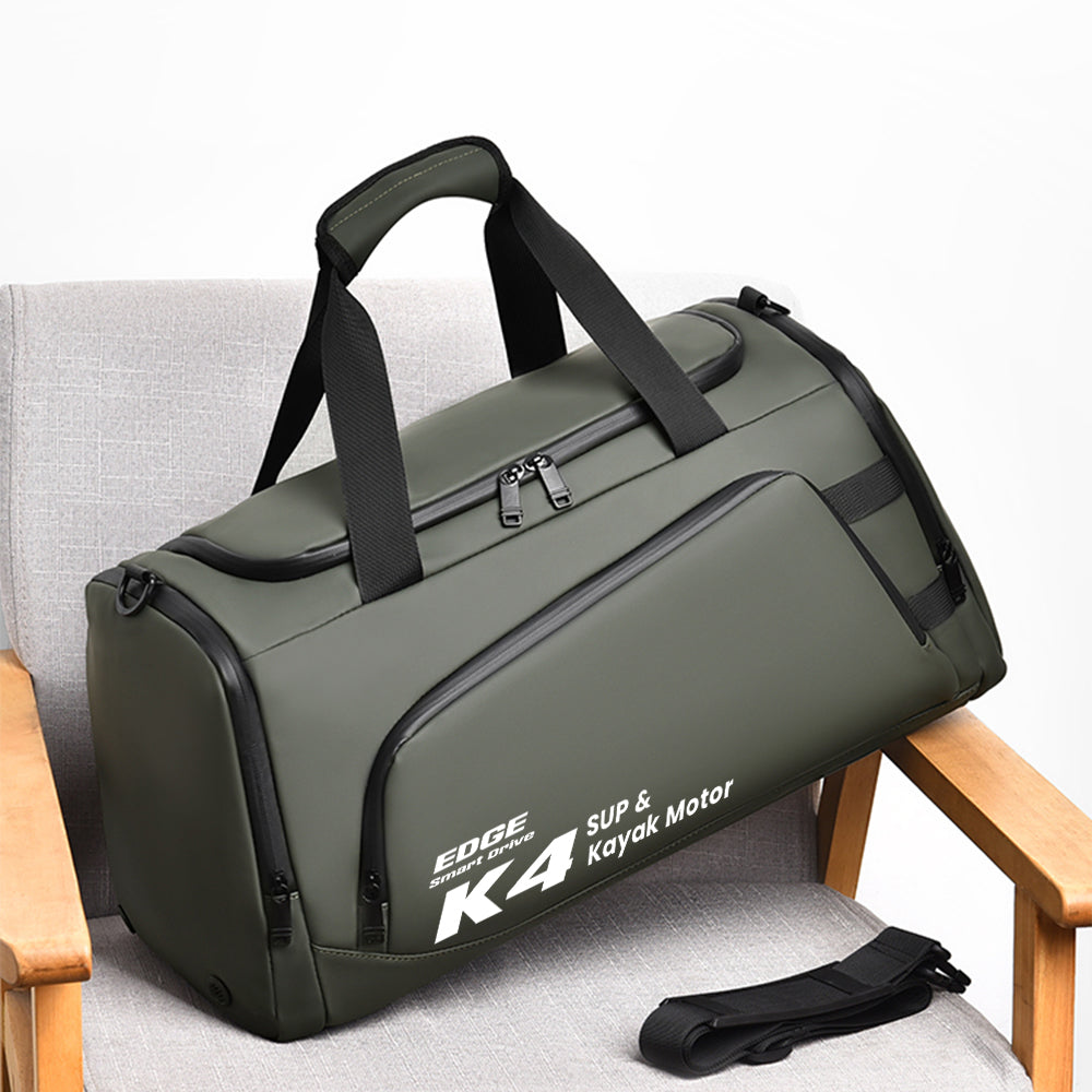 K4 Dedicated Carrying Bag | Grey or Soft Green for Paddleboard/Kayak Motor and Battery