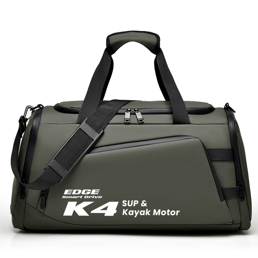 K4 Dedicated Carrying Bag | Grey or Soft Green for Paddleboard/Kayak Motor and Battery